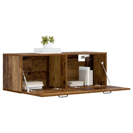 Vægskab Gammelt træ 100 x 36,5 x 35 cm Konstrueret træ