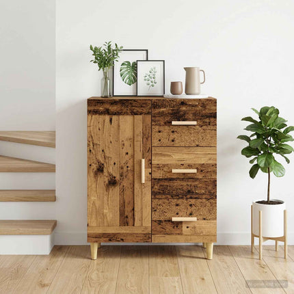 Sideboard Gammelt træ 69,5 x 34 x 90 cm Konstrueret træ