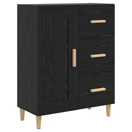 Sideboard Sort eg 69,5 x 34 x 90 cm Konstrueret træ