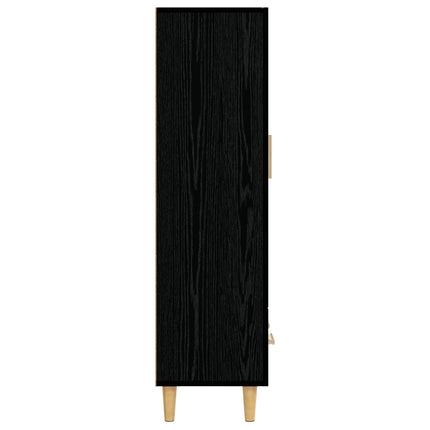 Highboard Sort eg 70 x 31 x 115 cm Konstrueret træ