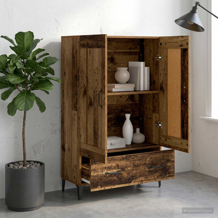 Highboard Gammelt træ 70 x 31 x 115 cm Konstrueret træ
