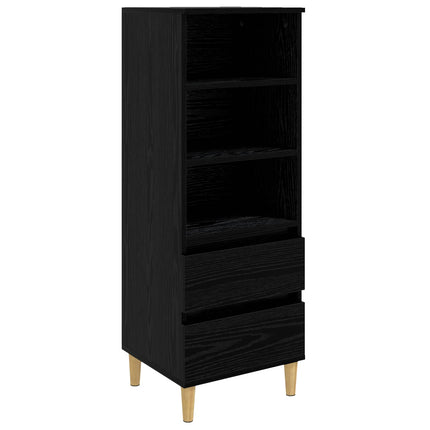 Highboard Sort eg 40 x 36 x 110 cm Konstrueret træ