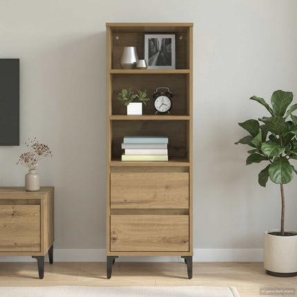 Highboard Artisan-eg 40 x 36 x 110 cm Konstrueret træ