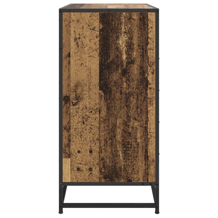 Skuffeskab 4-Skuffe Gammelt træ 70 x 41 x 83,5 cm