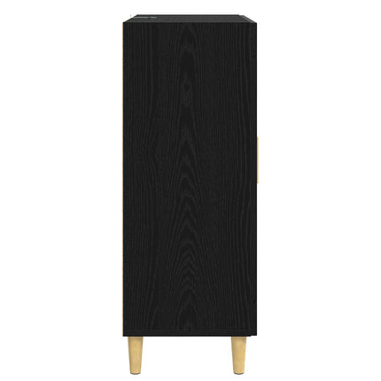 Sideboard Sort eg 69,5 x 34 x 90 cm Konstrueret træ