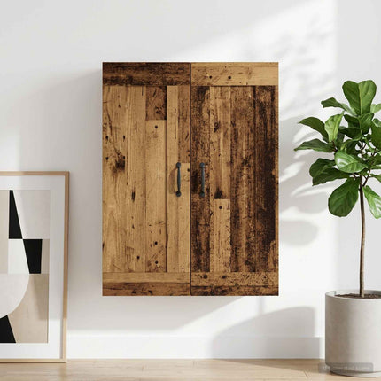 Vægskab Gammelt træ 69,5 x 34 x 90 cm Konstrueret træ