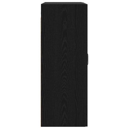 Vægskab Sort eg 69,5 x 34 x 90 cm Konstrueret træ