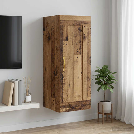 Vægskab Gammelt træ 34,5 x 34 x 90 cm Konstrueret træ