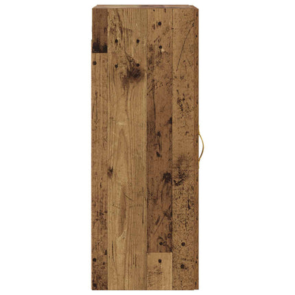 Vægskab Gammelt træ 34,5 x 34 x 90 cm Konstrueret træ