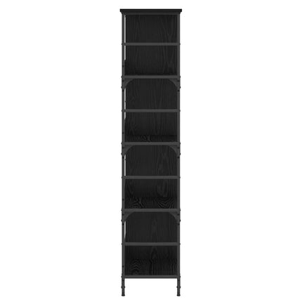 Bogreol Sort eg 78,5 x 33 x 153 cm metal PB