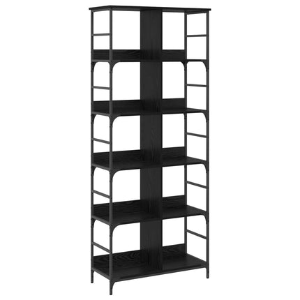 Bogreol Sort eg 78,5 x 33 x 188,5 cm metal PB