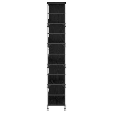 Bogreol Sort eg 78,5 x 33 x 188,5 cm metal PB