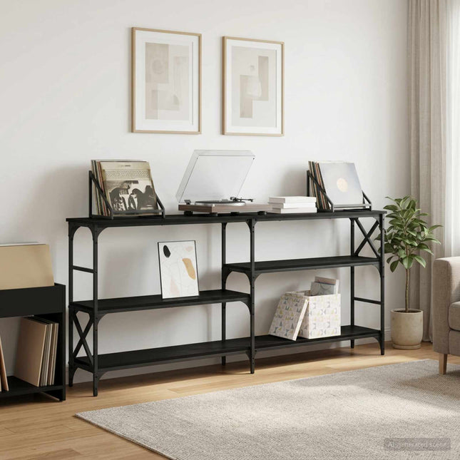 Konsolbord Sort eg 180 x 29 x 76,5 cm metal PB