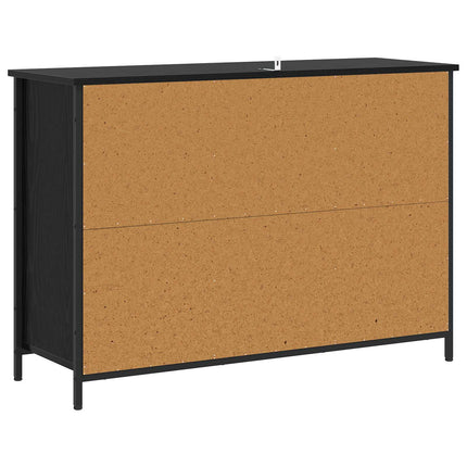 Sideboard Sort eg 100 x 35 x 70 cm Konstrueret træ