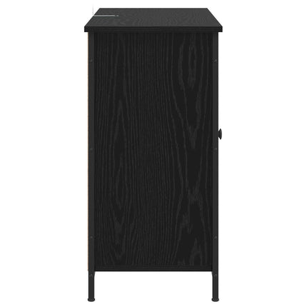 Sideboard Sort eg 100 x 35 x 70 cm Konstrueret træ