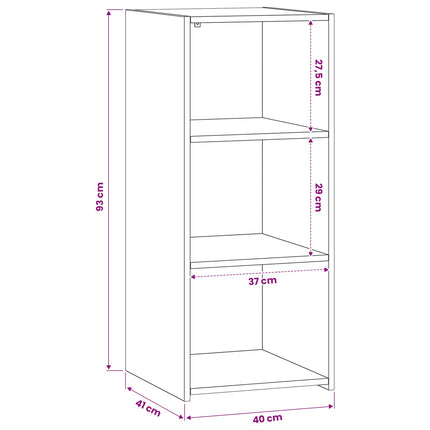 Sideboard Artisan-eg 40 x 41 x 93 cm Konstrueret træ