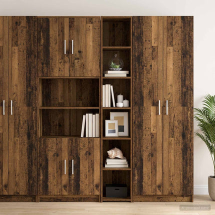 Highboard Gammelt træ 30 x 41 x 185 cm Konstrueret træ