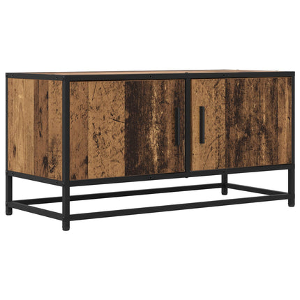 TV-skab 80 x 34,5 x 40 cm Gammelt træ Konstrueret træ