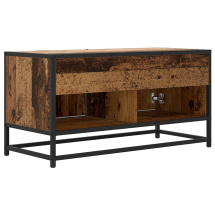 TV-skab 80 x 34,5 x 40 cm Gammelt træ Konstrueret træ