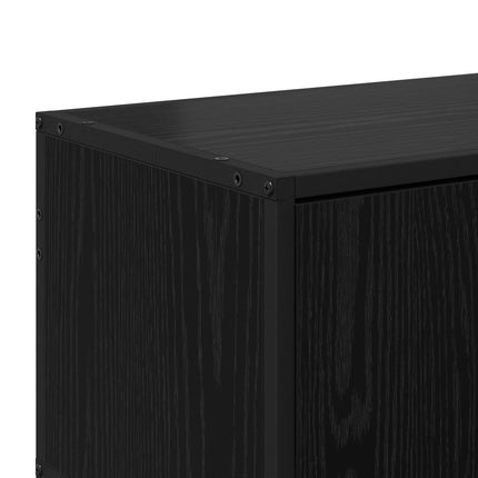 TV-skab 80 x 34,5 x 40 cm Sort eg Konstrueret træ