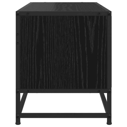 TV-skab 80 x 34,5 x 40 cm Sort eg Konstrueret træ