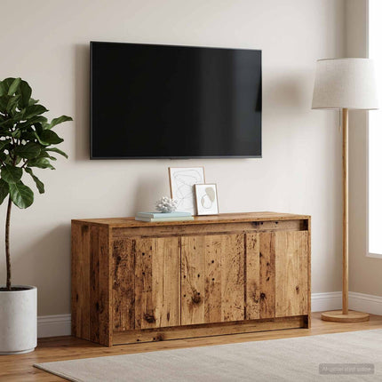 TV-skab 100 x 34 x 50 cm Gammelt træ Konstrueret træ