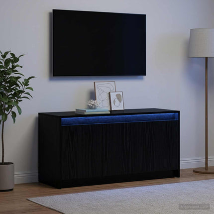 TV-skab 100 x 34 x 50 cm Sort eg Konstrueret træ
