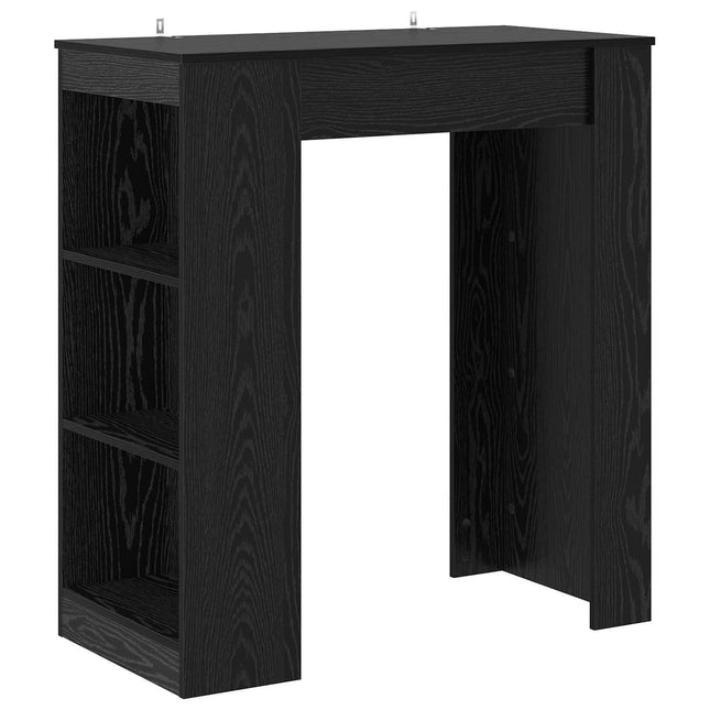 Barbord 95 x 47 x 103,5 cm Konstrueret træ Sort eg