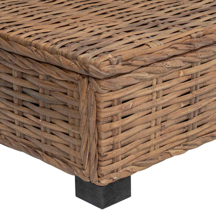 Sofabord GENDT Naturlig rattan Naturfarvet 67 x 60 x 30 cm