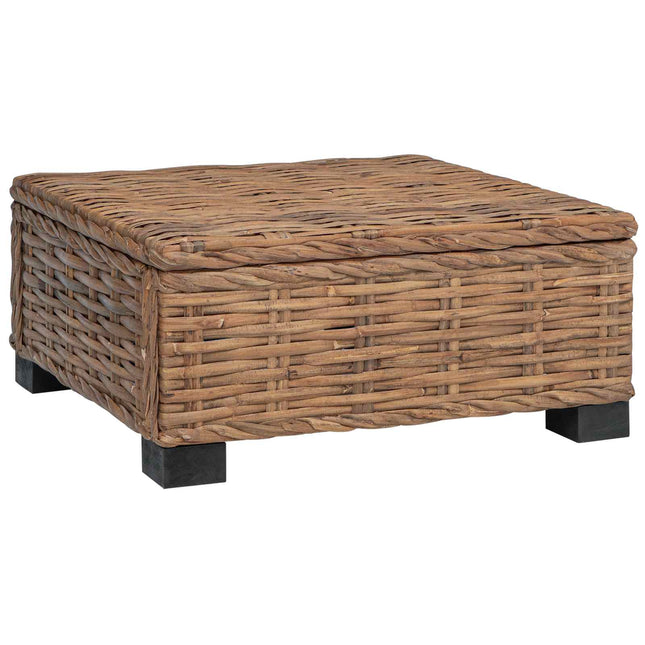 Sofabord GENDT Naturlig rattan Naturfarvet 67 x 60 x 30 cm