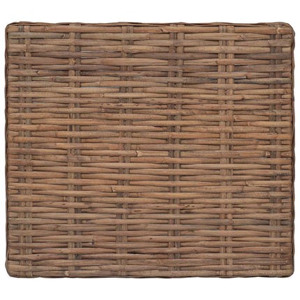 Sofabord GENDT Naturlig rattan Naturfarvet 67 x 60 x 30 cm