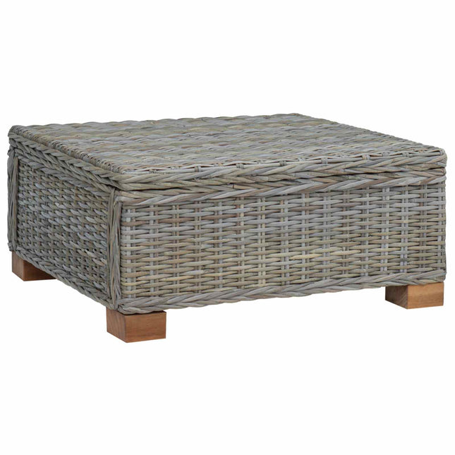 Sofabord GENDT Naturlig rattan Kubu Grå 67 x 60 x 30 cm