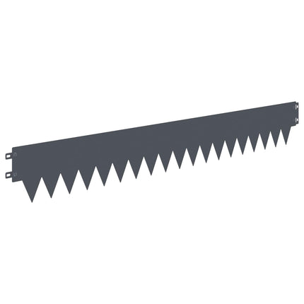 Plænekant 10 pcs 103 x 15 cm metal Antracit