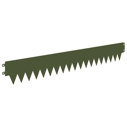 Plænekant 30 pcs 103 x 15 cm metal Olivengrøn
