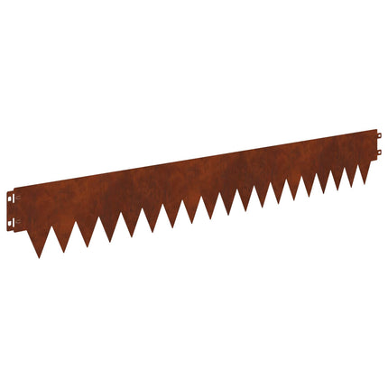 Plænekant 30 pcs 103 x 15 cm metal Rusten