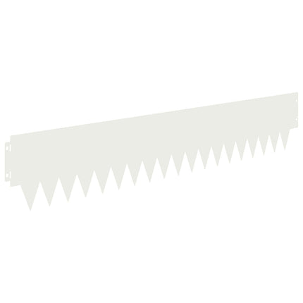 Plænekant 10 pcs 103 x 20 cm metal Hvid