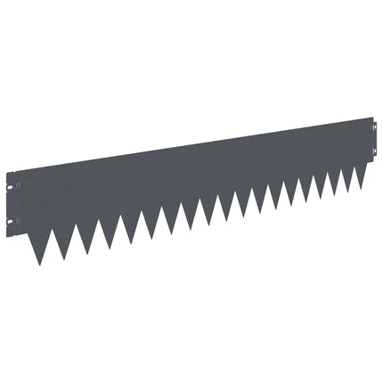 Plænekant 20 pcs 103 x 20 cm metal Antracit