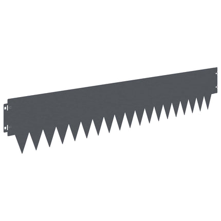 Plænekant 30 pcs 103 x 20 cm metal Antracit
