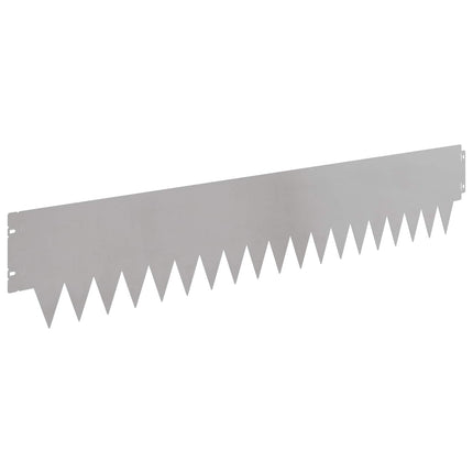 Plænekant 20 pcs 103 x 20 cm metal Sølv