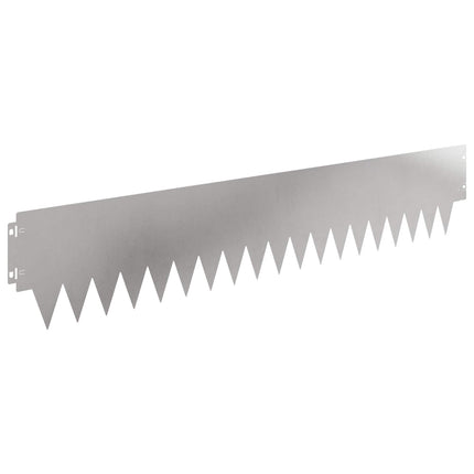 Plænekant 30 pcs 103 x 20 cm metal Sølv