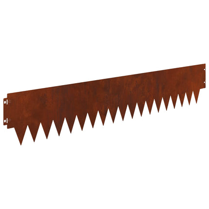 Plænekant 30 pcs 103 x 20 cm metal Rusten