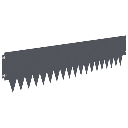 Plænekant 10 pcs 103 x 25 cm metal Antracit