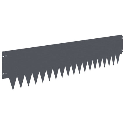 Plænekant 10 pcs 103 x 25 cm metal Antracit