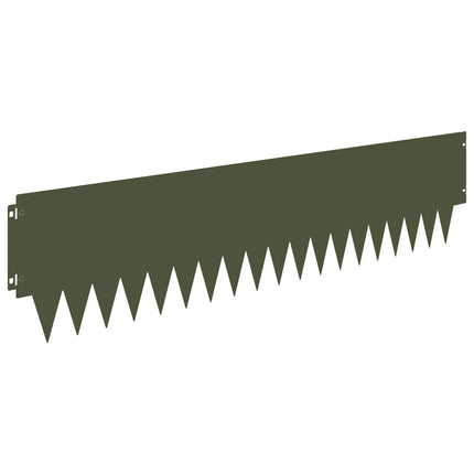 Plænekant 20 pcs 103 x 25 cm metal Olivengrøn