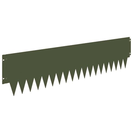 Plænekant 20 pcs 103 x 25 cm metal Olivengrøn