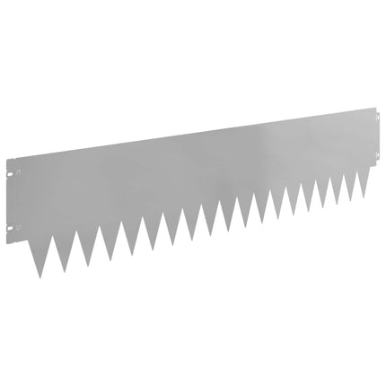 Plænekant 30 pcs 103 x 25 cm metal Sølv