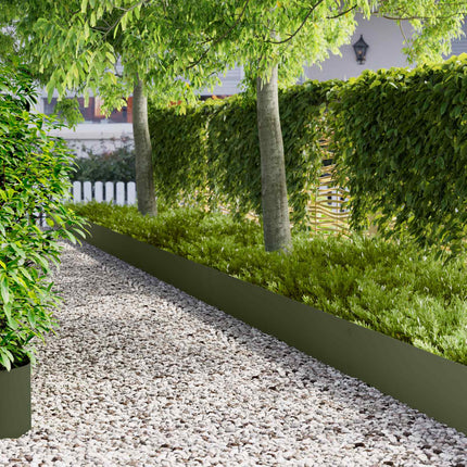 Plænekant 20 pcs 103 x 30 cm metal Olivengrøn