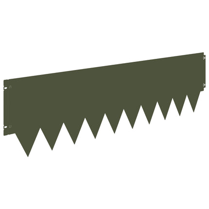 Plænekant 20 pcs 103 x 30 cm metal Olivengrøn