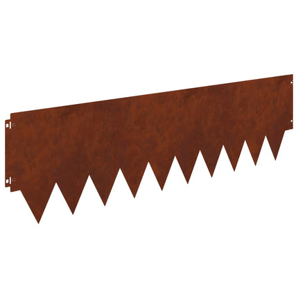 Plænekant 20 pcs 103 x 30 cm metal Rusten