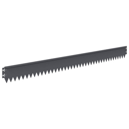 Plænekant 10 pcs 103 x 10 cm Stål Antracit